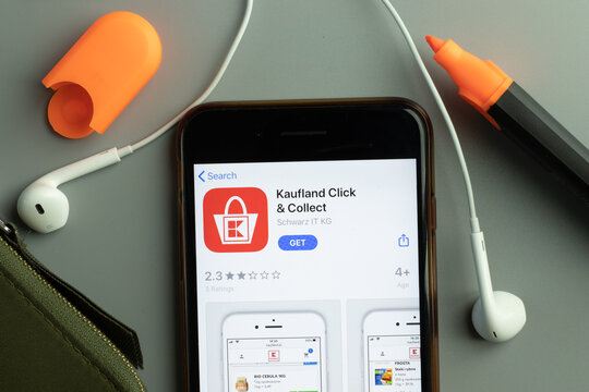 New York, USA - 26 October 2020: Kaufland Click mobile app icon logo on  phone screen close-up, Illustrative Editorial Stock Photo | Adobe Stock