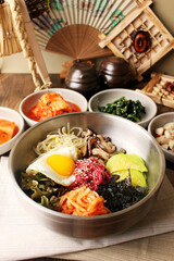Bibimbap is a traditional Korean dish