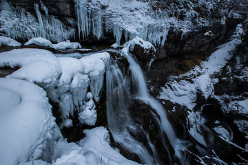 Winter in Ordesa and Monte Perdido National Park, Pyrenees, Spain