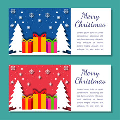 Christmas background card templates. Vector design element. Set of brochure, poster templates. Vector illustration
