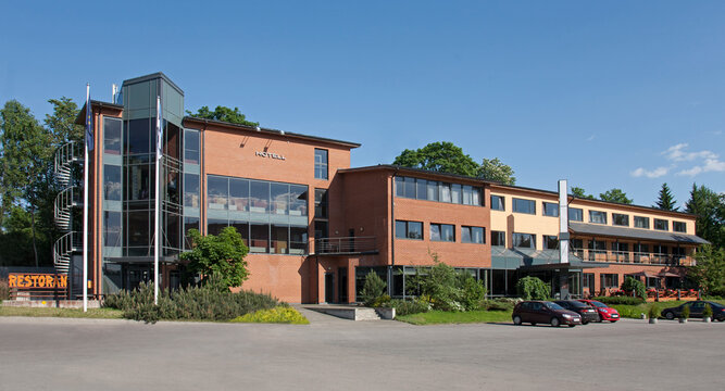 Hotel and Parking Lot