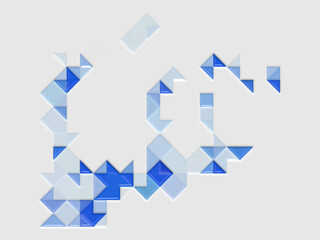 Glossy Tiles Color Abstract background