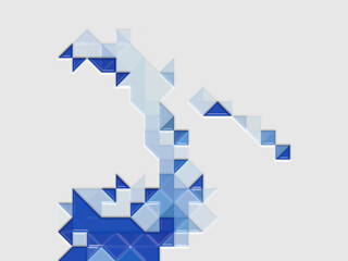 Glossy Tiles Color Abstract background