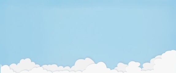 Valentines heart balloon with people flying and floating on blue sky background. Paper Cut Design Illustration of love for Happy Mother's or Valentine's Day greeting card design.