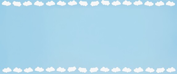 Valentines heart balloon with people flying and floating on blue sky background. Paper Cut Design Illustration of love for Happy Mother's or Valentine's Day greeting card design.