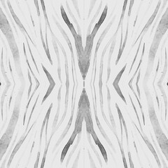 Seamless Zebra Pattern. Watercolor African Print. 