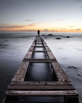 pontile invernale