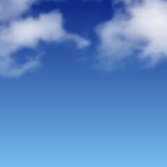 Natural background with cloud on blue sky