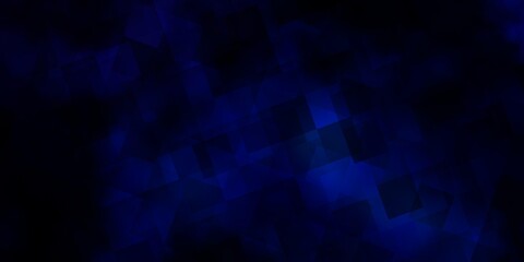 Obraz premium Dark BLUE vector template with crystals, triangles.