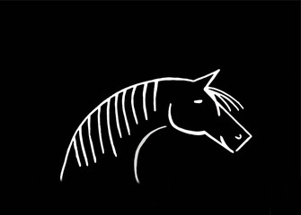 profil du cheval © helenedevun