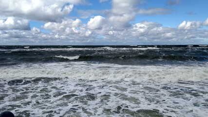Obraz premium clouds over the sea