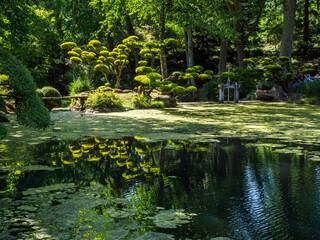 jardin japonais de Maulévrier en France