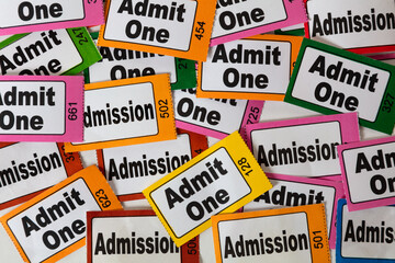 Traditional Admission Tickets