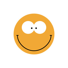 Yellow smiley face for your design.