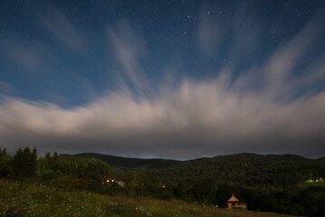 Moving clouds