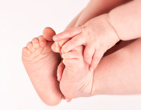 baby feet and hands