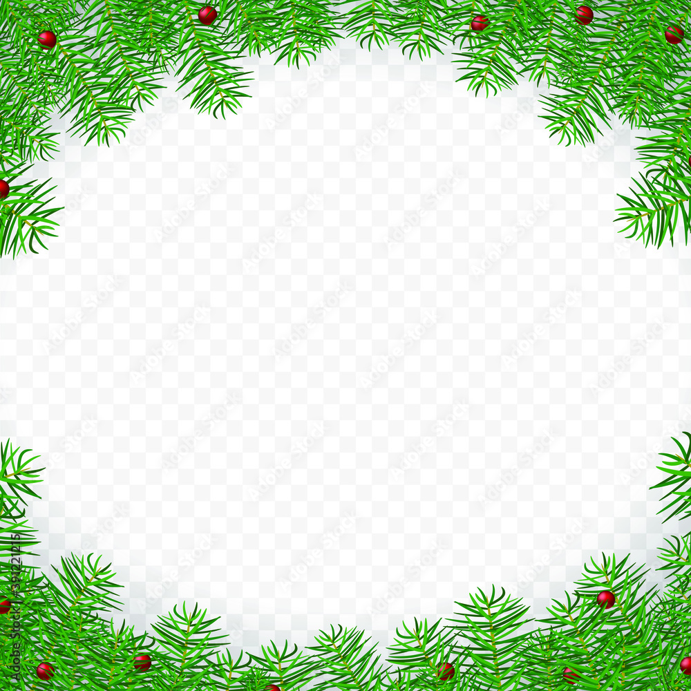 Poster realistic christmas elements on background . isolated vector elements