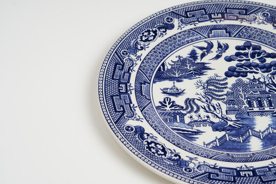 Traditional elegance decorative plate porcelain - Powered by Adobe