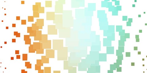 Light Green, Yellow vector background in polygonal style.