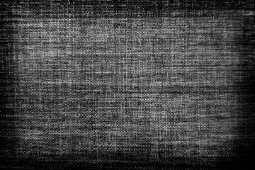 Gray linen fabric texture or background.