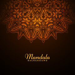 Vintage luxury mandala design background