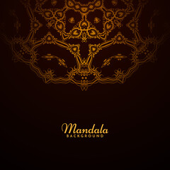 Vintage luxury mandala design background