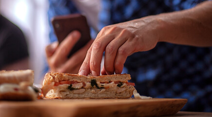 close-up pastries and desserts prepared in the home kitchen