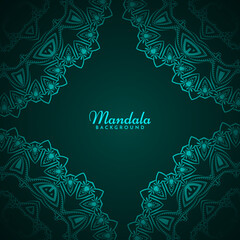 Vintage luxury mandala design background