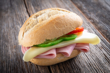 ham and cheese sandwich