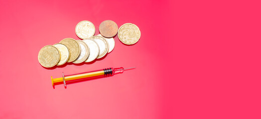 The money it costs for research, vaccines and medicines.