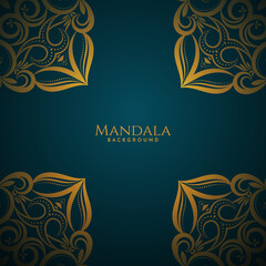 Mandala design decorative ethin background illustration