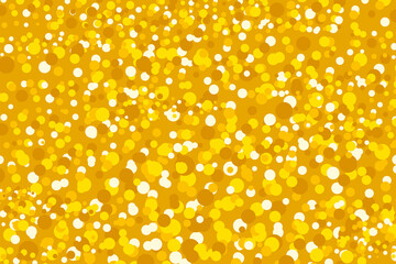 Sparkle glitter vector background with gold sequins.