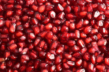 Close up of pomegranate texture background