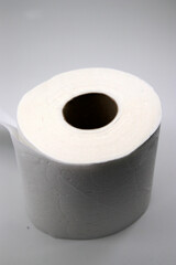 Isolated paper roll in white background