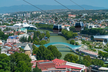 The Bridge of Peace, Kura River, Tbilisi City, Georgia, Middle East © JUAN CARLOS MUNOZ