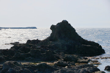 千畳敷海岸　鷲岩