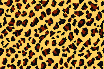 Fototapeta na wymiar Abstract animal skin leopard seamless pattern design. Jaguar, leopard, cheetah, panther fur. Black and white seamless camouflage background.