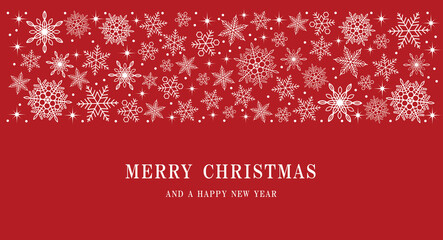 クリスマスのフラットな背景イラスト