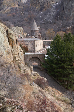 Geghard monastery is an Orthodox Christian monastery