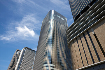 肥後橋の高層ビル