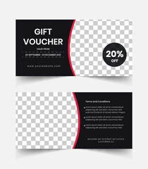 Fashion Gift Voucher Template | Modern Gift Voucher Vector 