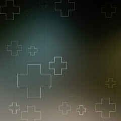 2D illustration medical structure background