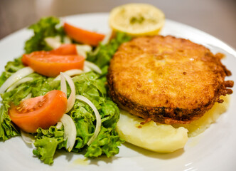 dish combined with hake