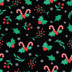 Christmas seamless pattern vector design
