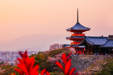 Fototapeta premium Kyoto, Japan, Kiyomizu-dera Temple