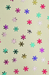 Festive background. Colorful glitter circles on background.