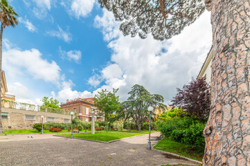 Villa Comunale park in world famous Sorrento