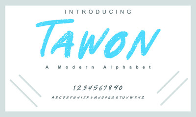 Tawon font. Elegant alphabet letters font and number. Classic Copper Lettering Minimal Fashion Designs. Typography fonts regular uppercase and lowercase. vector illustration