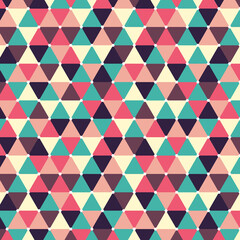 Fototapeta na wymiar Abstract geometric pattern background, Colorful pattern background with triangle shape, Seamless pattern background