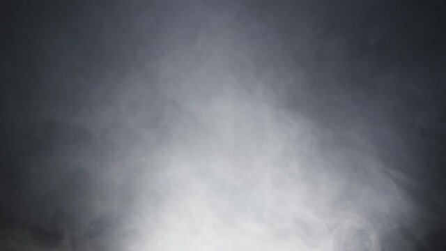 Fog Stock Footage In Black Background